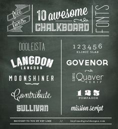 Free Chalkboard Fonts