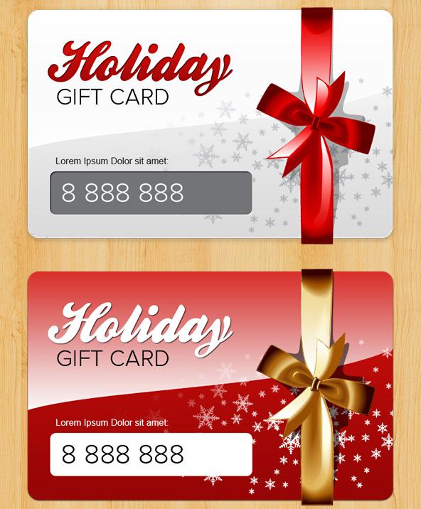 Free Christmas Card PSD Template