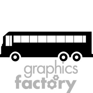 Free Clip Art Black White Party Bus