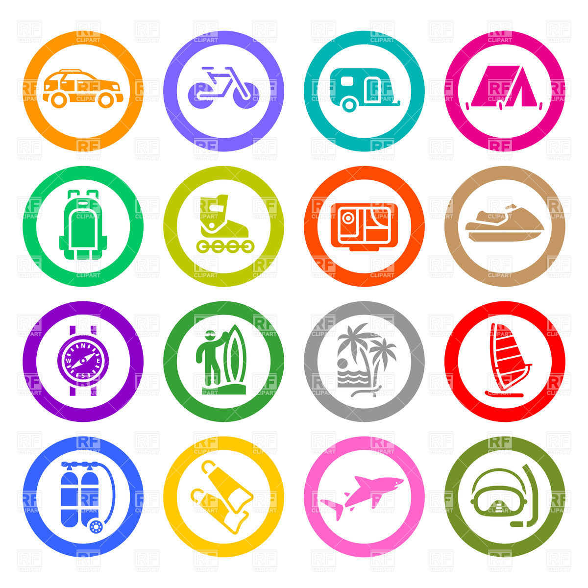 travel symbols clip art - photo #16