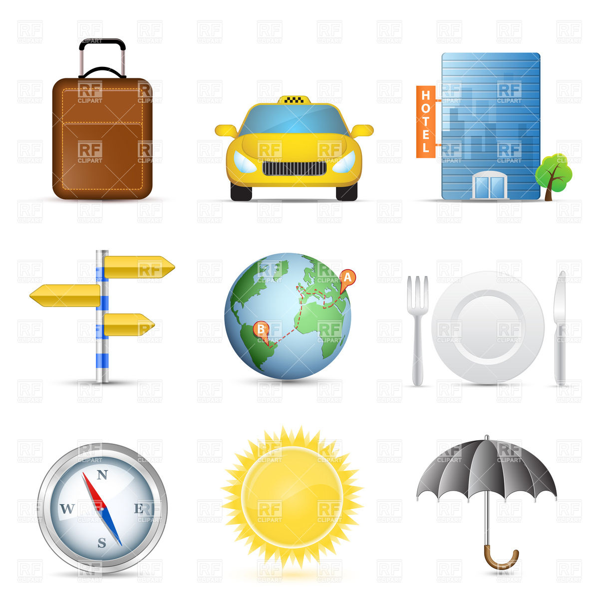 travel symbols clip art - photo #11