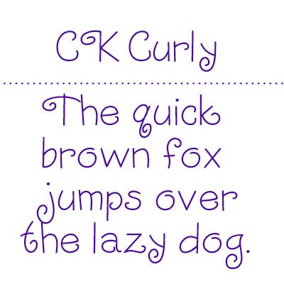 Free Curly Fonts