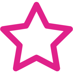 6 Pink Star Icon Images