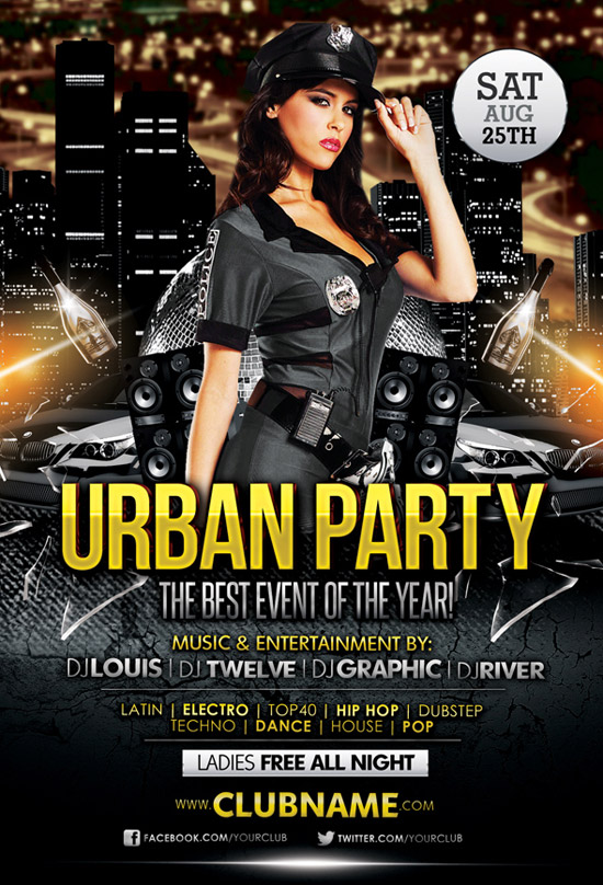 Free Party Flyer Design Templates Free Party Flyer Design Templates