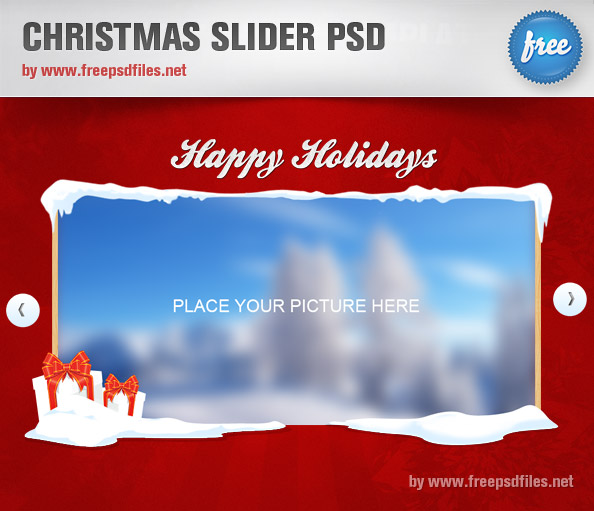 11 Free Psd Christmas Templates Images