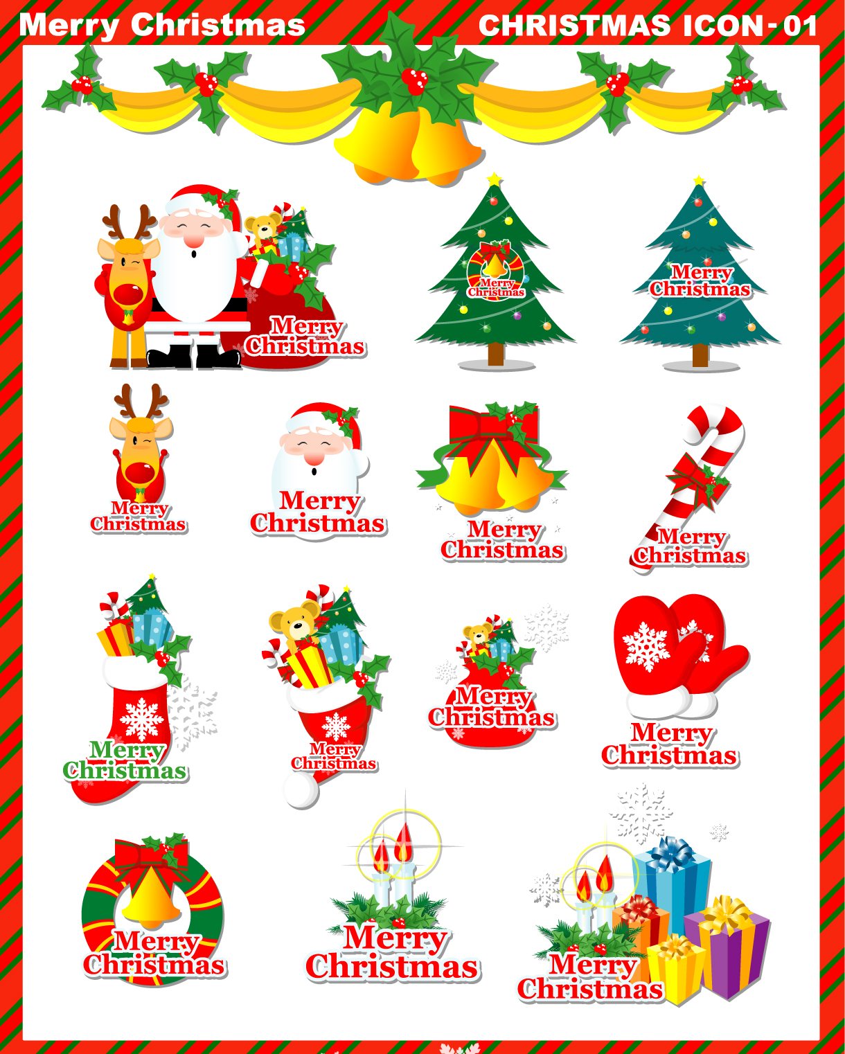 Free Vector Christmas Icons