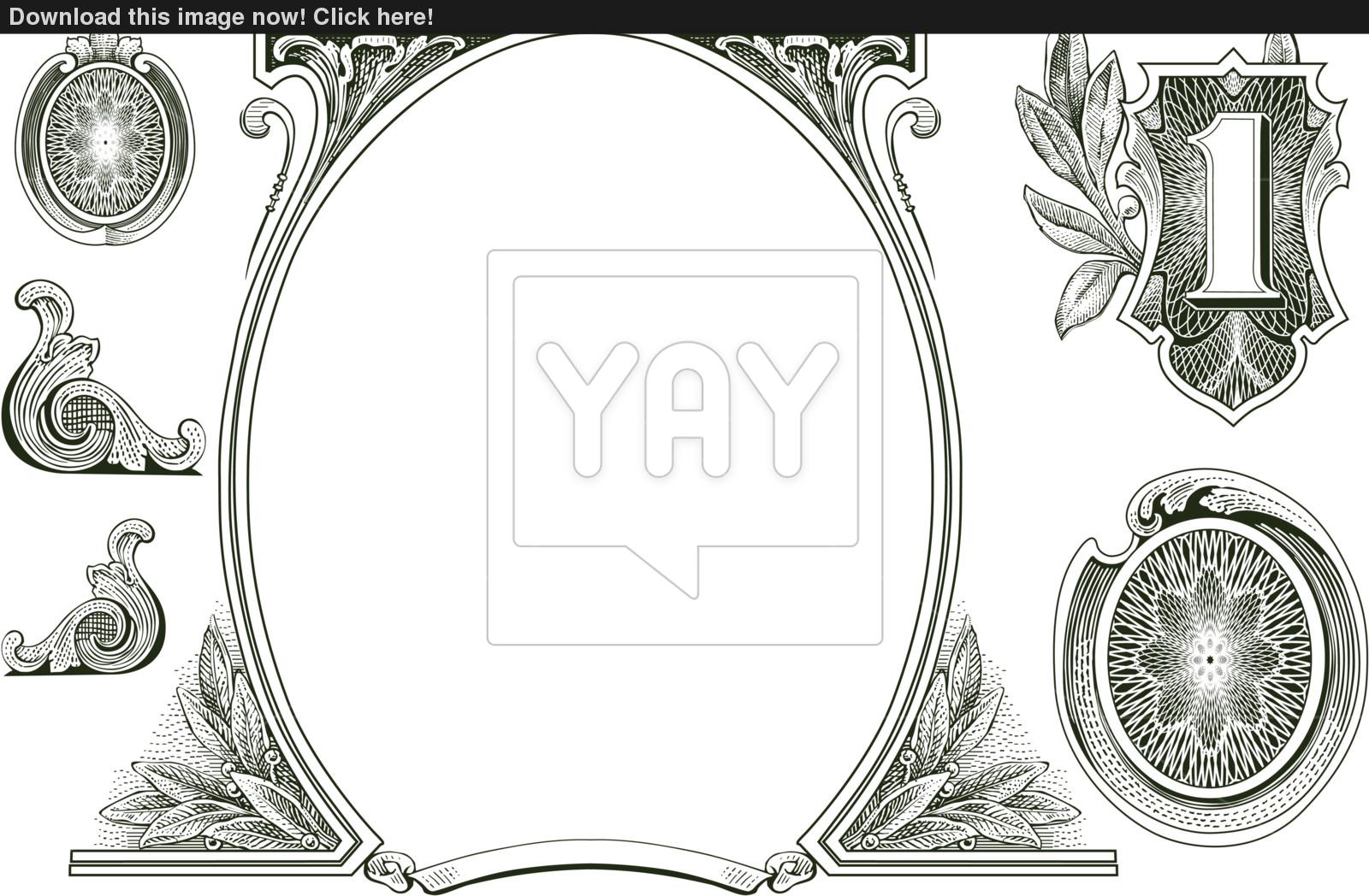 Free Vector Money Ornaments Free Vector Money Ornaments