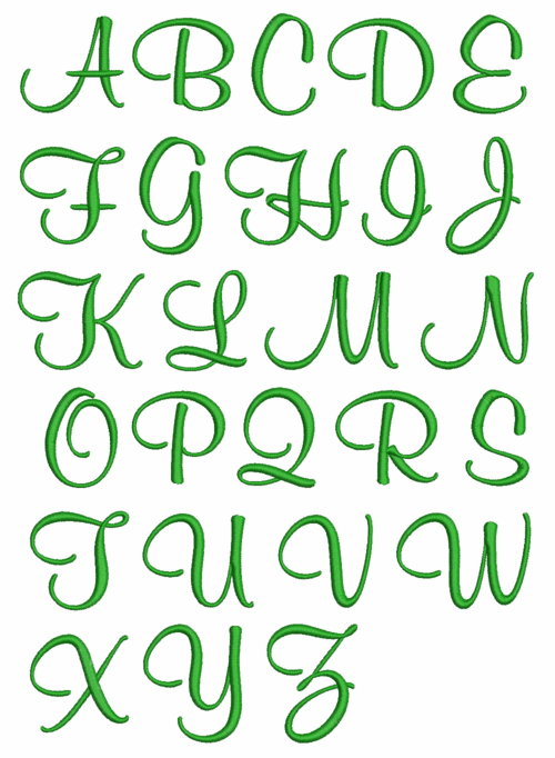 Girly Alphabet Fonts Name