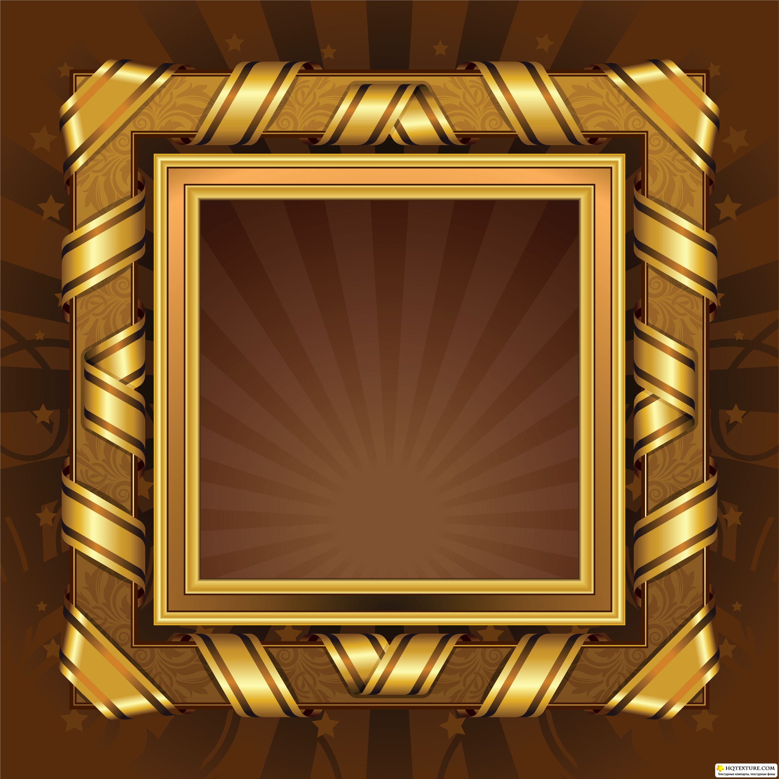 Gold Vintage Frame Vector