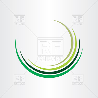 Half Circle Design Vector