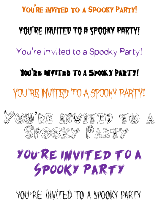 Halloween Fonts Microsoft Word Halloween Fonts Microsoft Word