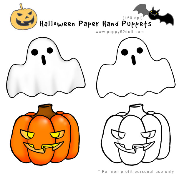 17 Halloween Paper Bag Templates Images - Halloween Craft Paper Bag