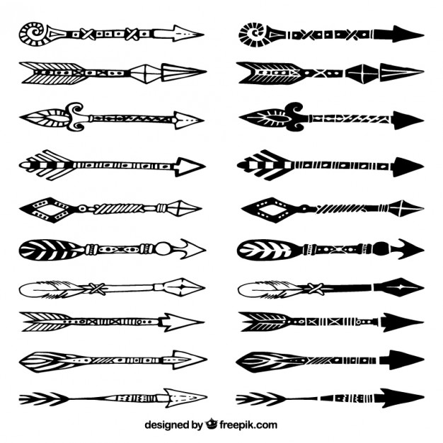 Hand Drawn Arrows Vector Free