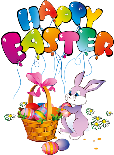 Happy Easter Bunny Clip Art