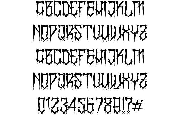 Horror Font Styles