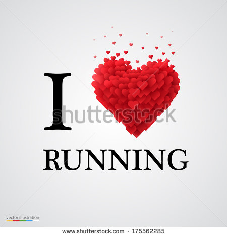 I Love Running Sign