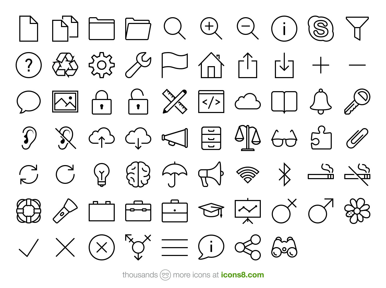 iOS 7 Icons Vector Free iOS 7 Icons Vector Free