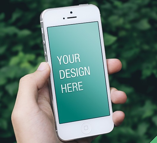 iPhone 5 Mockup Template