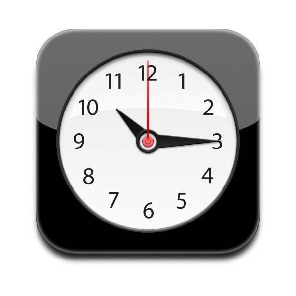 iPhone Clock App Icon