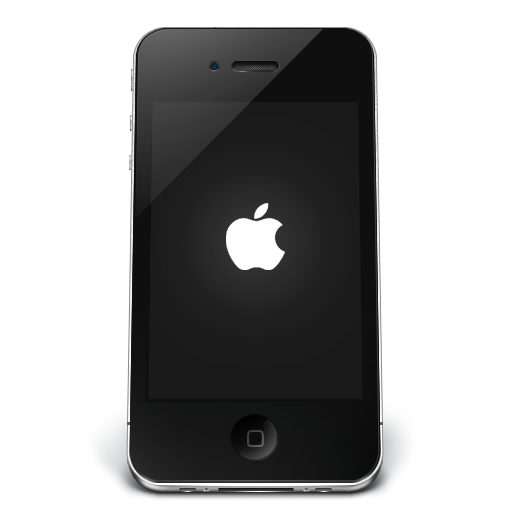 iPhone Phone Icon Black