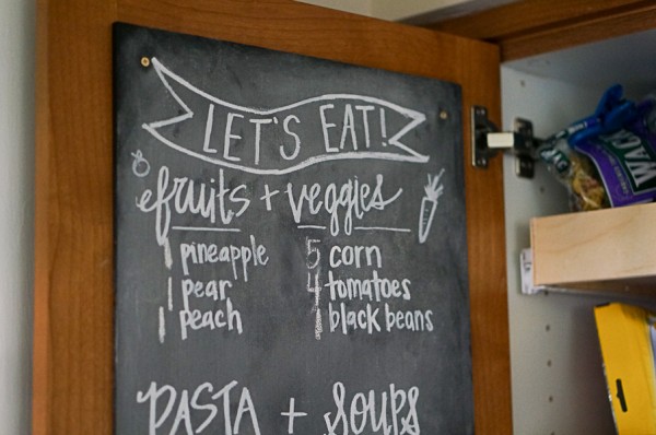 Kitchen Chalkboard Menu