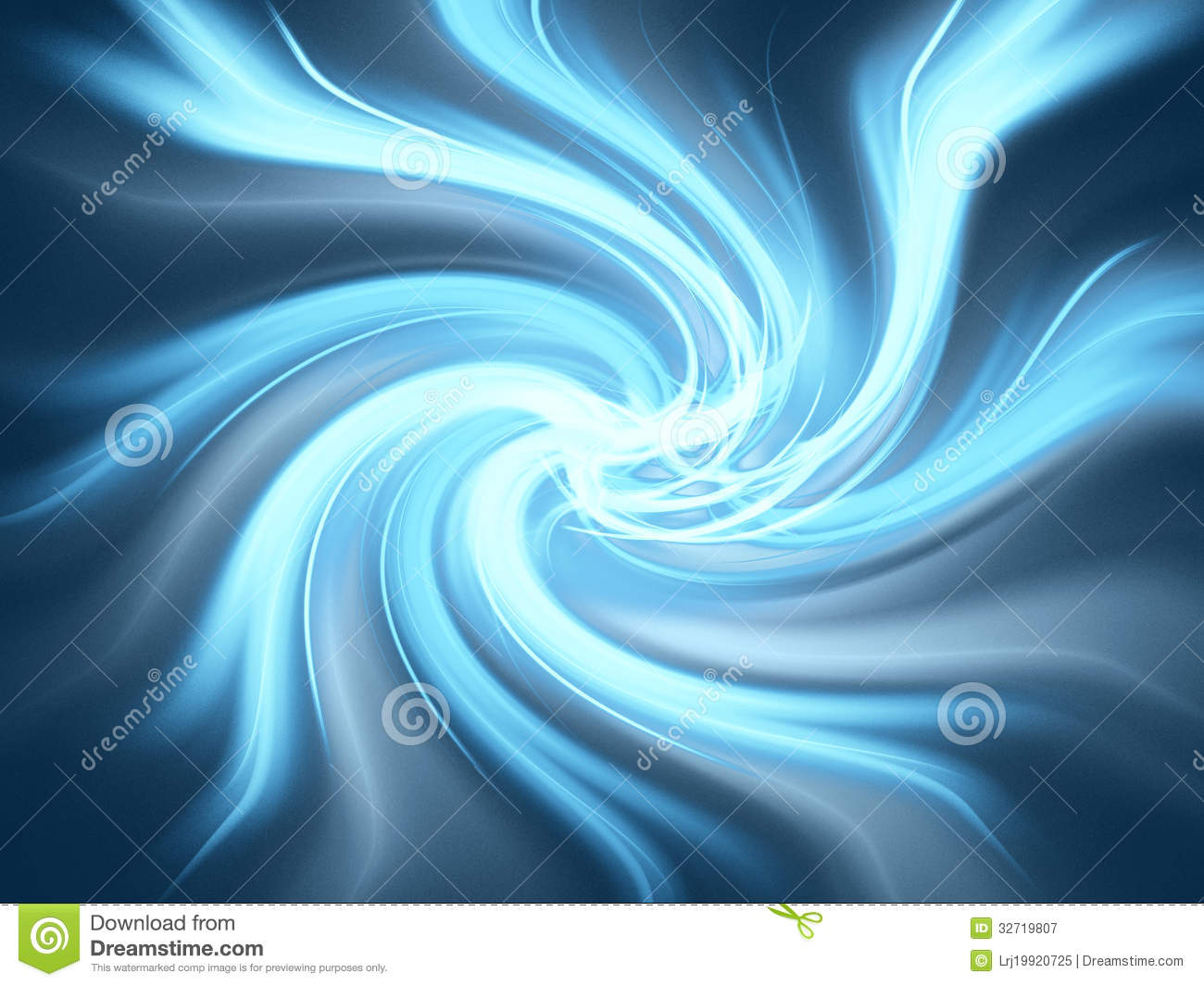 Light Blue Swirl Abstract