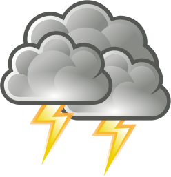 Lightning Storm Clip Art