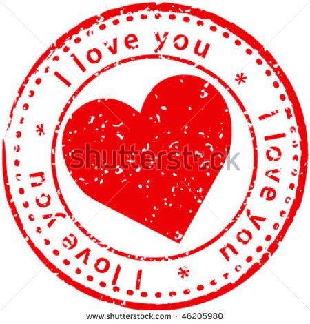 Love Stamp Vector Free
