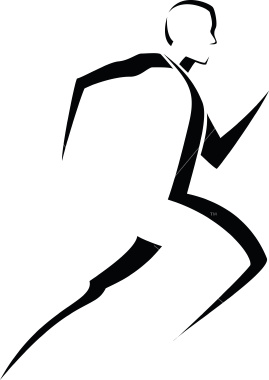 Male Runner Clip Art