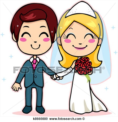 Married Couple Holding Hands Clip Art