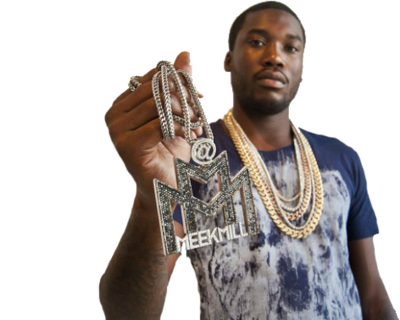 Meek Mill with Chains Meek Mill with Chains