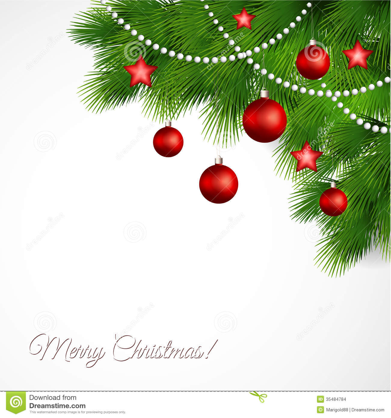 Merry Christmas Greetings Card