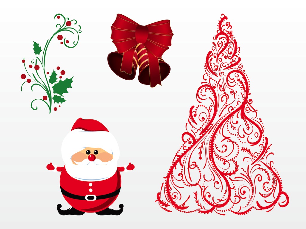 14 Vector Merry Christmas Images