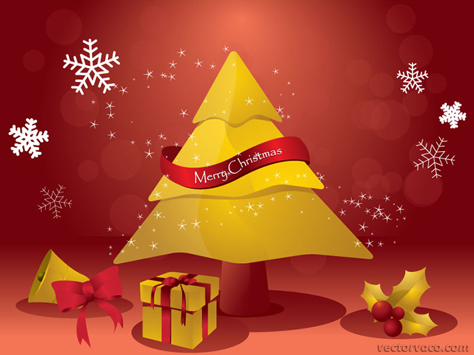 Merry Christmas Vectors Free