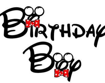 Mickey Mouse Happy Birthday Disney Font