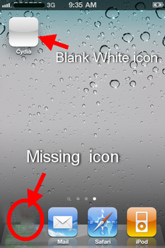 Missing Icon On iPhone