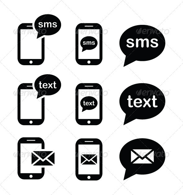 Mobile Phone Text Message Icon Mobile Phone Text Message Icon