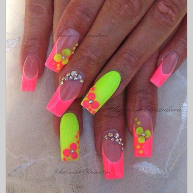 Nail Designs with Neon Colors Nail Designs with Neon Colors