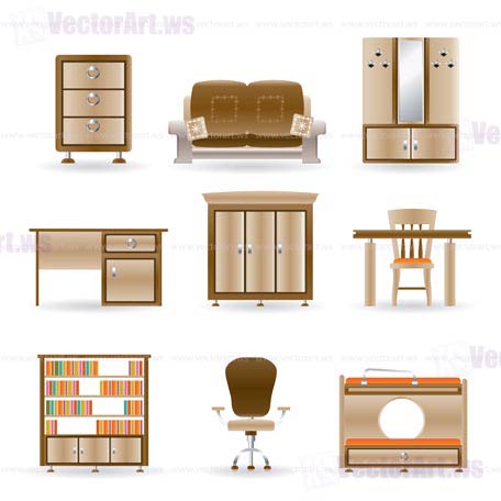 Office Furniture Clip Art