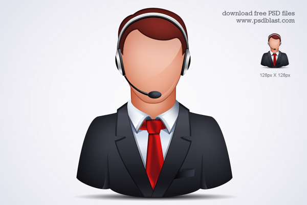 13 Customer Service Representative Icon Black Images