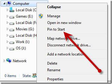 Pin Icons to Windows 8 Start