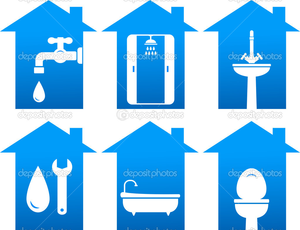 Plumbing Icons Clip Art