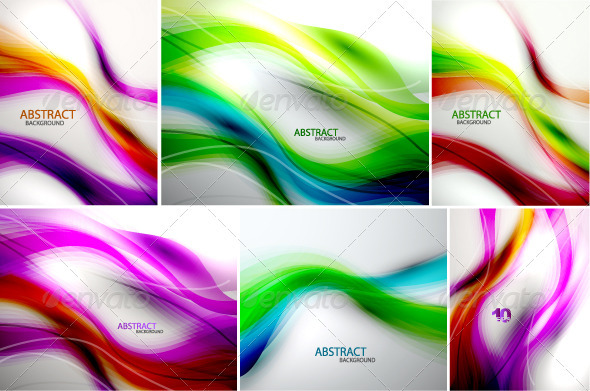 Rainbow Wave Vector Graphic