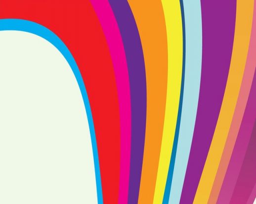 Rainbow Wave Vector Graphic