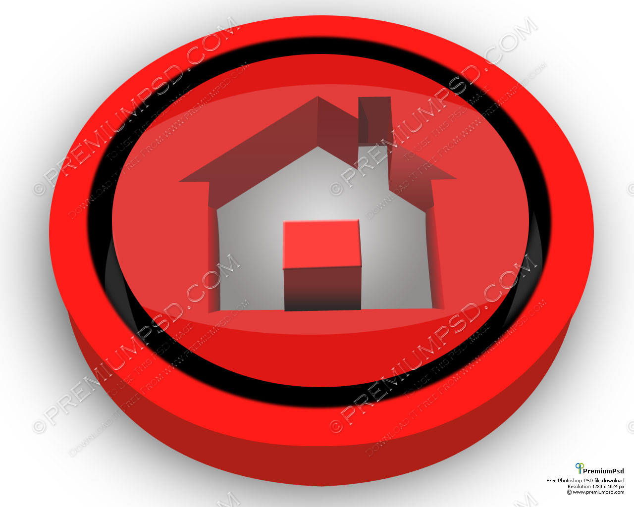 Red Home Icon Red Home Icon