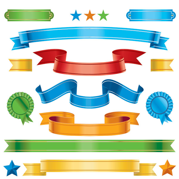 Ribbon Banner Vector Free