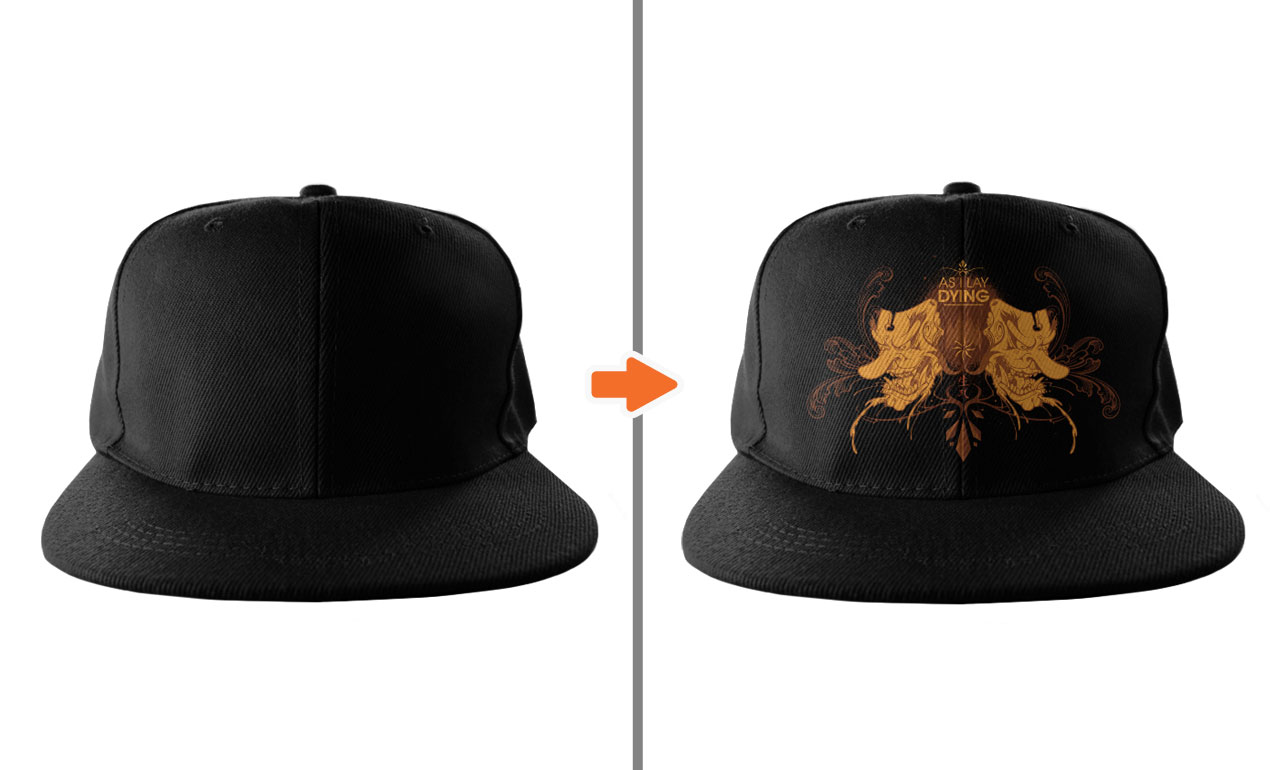 Snapback Hat Template Free Photoshop Mockup