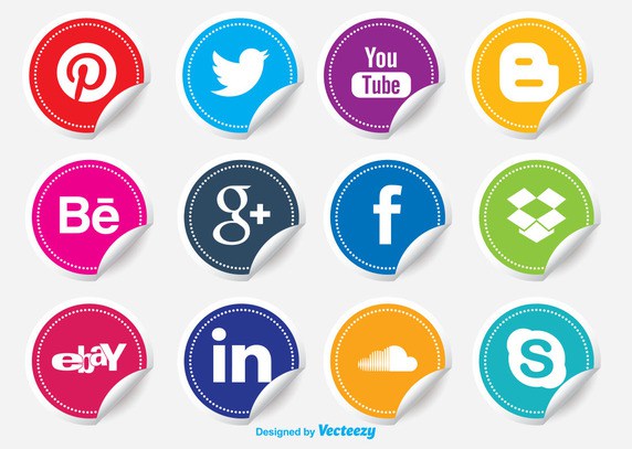 Social Media Icons Sticker