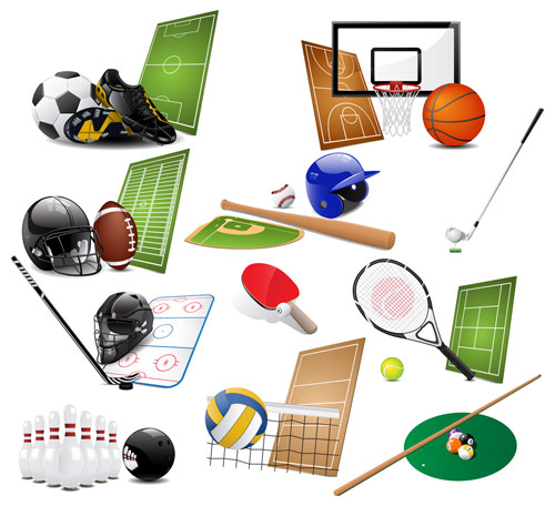 15 Free Vector Sports Icons Images