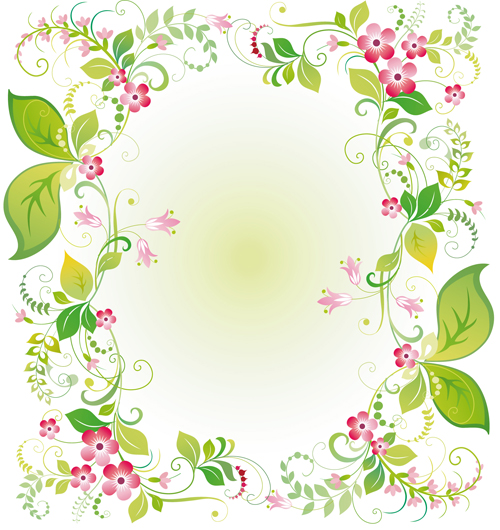 Spring Flower Borders and Frames Spring Flower Borders and Frames